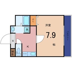 ヴィラナリー太子橋今市の物件間取画像